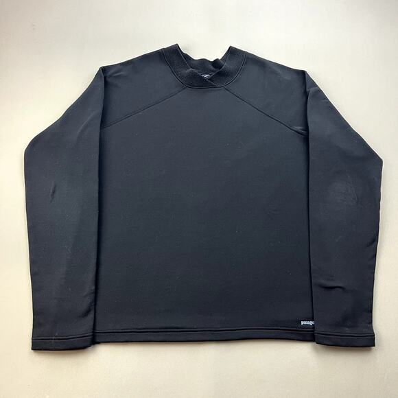 Patagonia Tops - Vintage Patagonia Sweatshirt Womens XL Black Capilene Expedition Thermal USA y2k